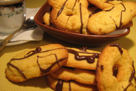Миндальное печенье с мандариновой цедрой: шаг 5