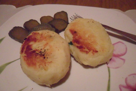 Картофельные зразы с сыром и зеленью: шаг 6