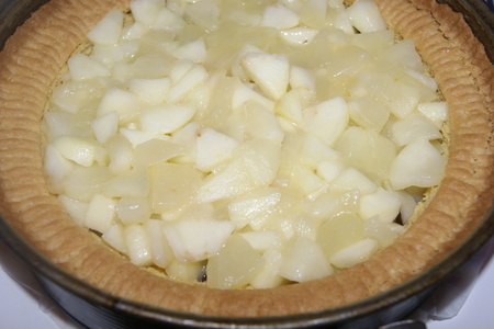 Яблочный пирог от шулы или как легко сделать для него основу(корзинку): шаг 8