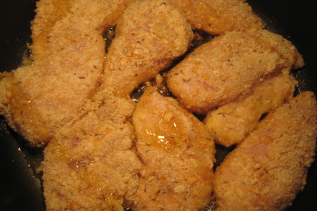Куриное филе в крошках с тмином и в пармезане.: шаг 5