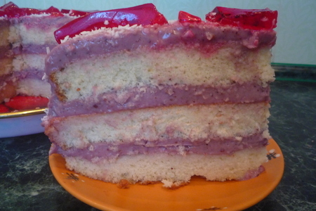Торт "ягодка": шаг 3