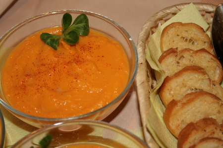 Тыквенный суп с бататом "оранжевое трио": шаг 9