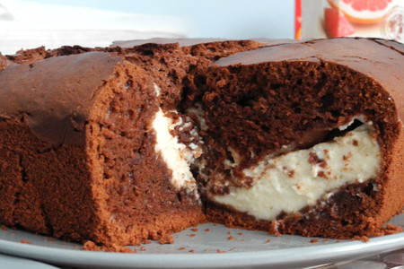 Пирог "шоколадно-творожный": шаг 1