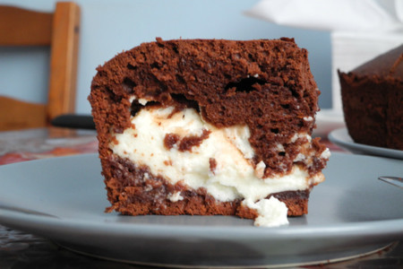 Пирог "шоколадно-творожный": шаг 2