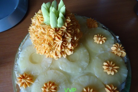 Торт ананас: шаг 12