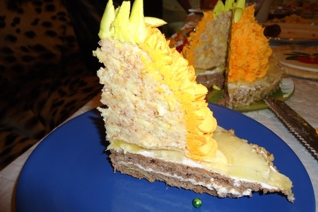 Торт ананас: шаг 15
