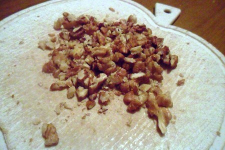 Мясная поджарка с луком - пореем и ореховыми сливками: шаг 1