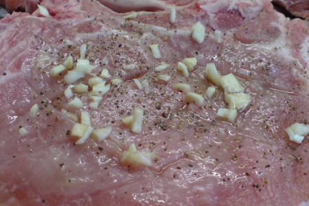 Свинина в кисло-сладком соусе с чесночной картофельной лепёшкой: шаг 1