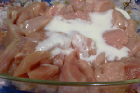 Куриное филе в томатно-кефирном соусе со спаржевой фасолью: шаг 1