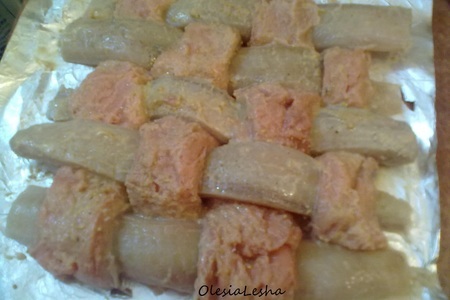Картофельные грибы,ароматно-плетеная рыбка...+сырные шарики с сюрпризом))): шаг 10