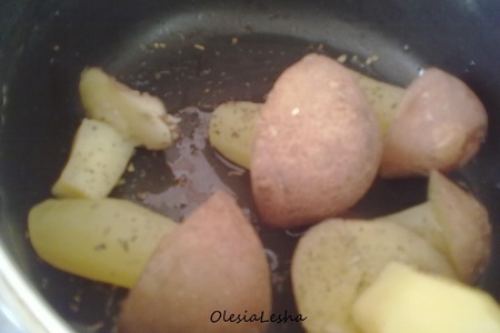 Картофельные грибы,ароматно-плетеная рыбка...+сырные шарики с сюрпризом))): шаг 11