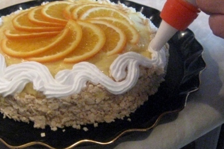 Торт "апельсиновый аромат": шаг 9