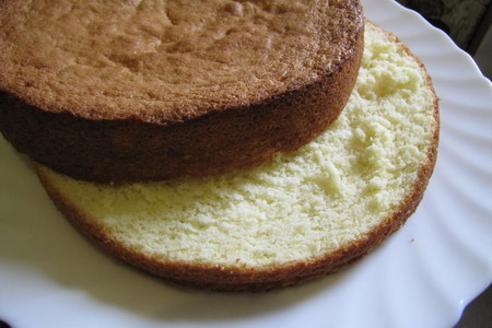 Торт бисквитный с безе: шаг 2