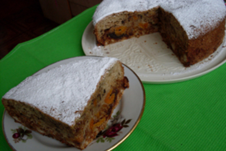 Абрикосово- бисквитный пирог: шаг 8