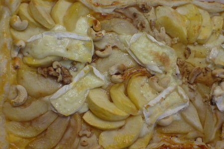 Открытый фруктовый пирог с сыром/tortine di frutta: шаг 8