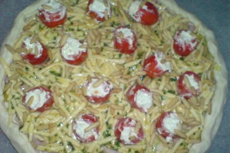 Закусочный тарт с фаршированными помидорками/torta salata con pomodorini  farciti: шаг 7