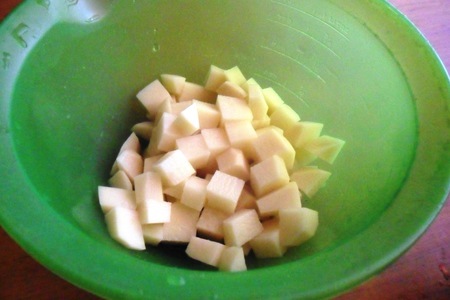 Сырно - овощной суп-пюре: шаг 1