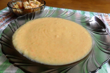 Сырно - овощной суп-пюре: шаг 6