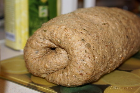 Помидорный ржаной хлеб с чесноком и льняным маслом: шаг 4