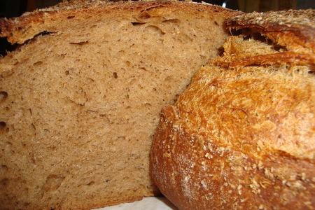 Пшенично-ржаной хлеб на спелом тесте и квасном сусле: шаг 16