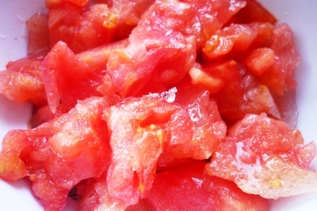 Мафалде с соусом из тыквы,томатов и скумбрии (очень вкусно!!!): шаг 3