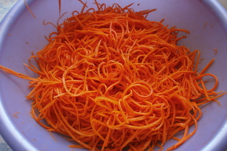 Салат из моркови по-корейски: шаг 3