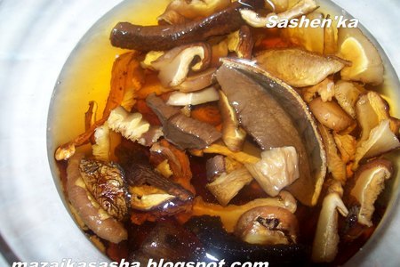 Пельмени томленные в горшочке с беконом и лесными грибами.: шаг 1