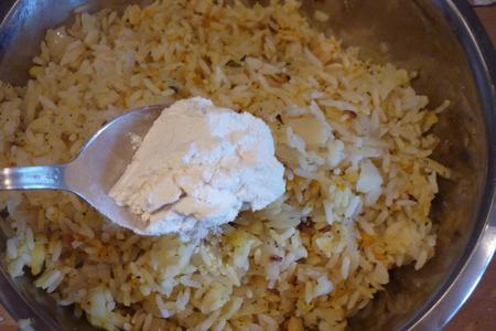 Картофельные котлеты с рисом: шаг 3