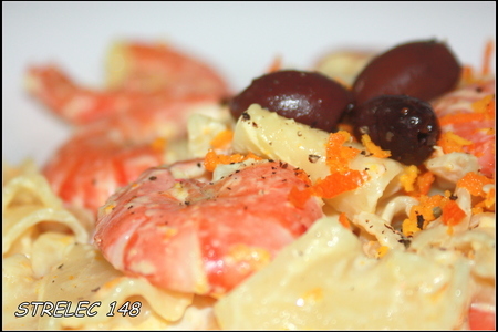 Мальтальяти с креветками в сливочно-цитрусовом соусе. для маши.: шаг 8