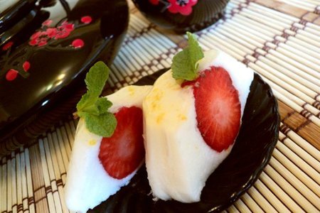 Десерт аваюки-кан (белоснежно-пенное желе): шаг 7