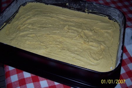 Пирог с ревенем под безе.: шаг 6