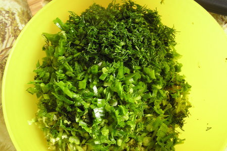 Оладьи зеленые с мясной подливкой «кикиморово счастье»: шаг 1