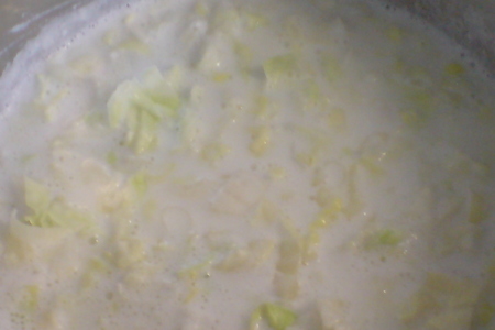 Оладьи из молодой капусты с сыром/из духовки: шаг 2