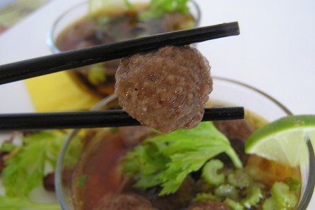 Суп по-китайски…с фрикадельками и шиитаке.: шаг 8