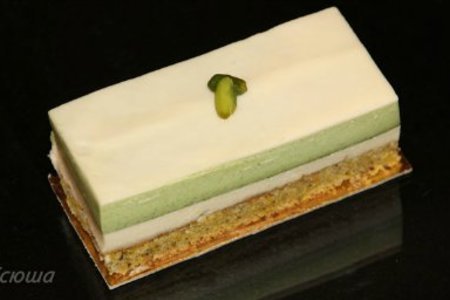Фисташковое пирожное с зеленым чаем: шаг 12