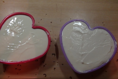 Cheese cakes с лепестками миндаля "когда два сердца...": шаг 6