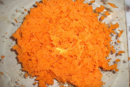 "тортик" морковный: шаг 2