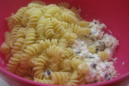 Баклажановые шары  - макароны с сыром запечённые в баклажанах (ricotta,eggplant and pasta timbales): шаг 7