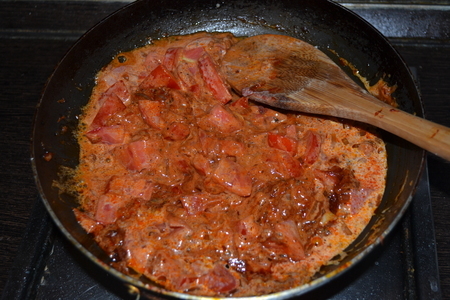 Макароны с пьяным томатным соусом: шаг 5