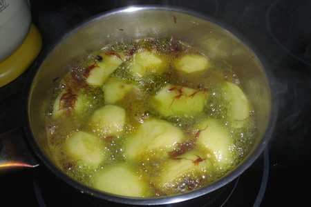 Десерт с кремом шантильи и яблоками "golden apples gisperid": шаг 5