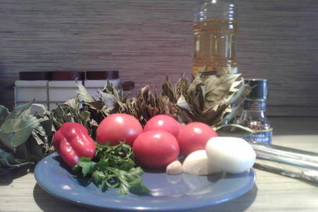 Кролик запеченный в фольге с овощами: шаг 1