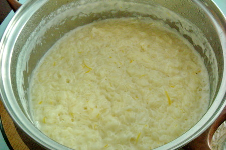 Сладкий рисовый пирог: шаг 2