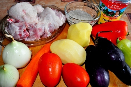 Суп куриный с рисом и  сезонными овощами или суп из "топора" для фм.: шаг 1