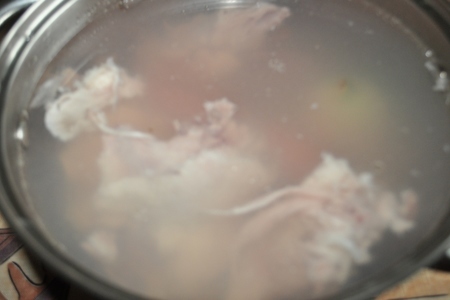 Суп куриный с рисом и  сезонными овощами или суп из "топора" для фм.: шаг 2