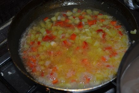 Макароны с куриным филе и сырным соусом с паприкой: шаг 7