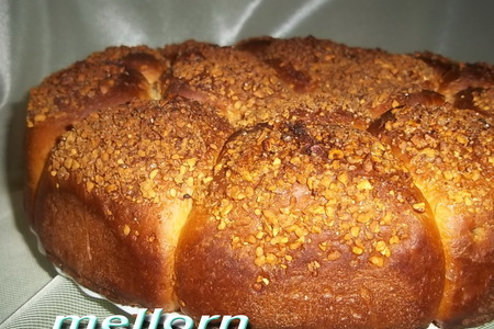 Пирог с карамельно-ореховой посыпкой: шаг 10