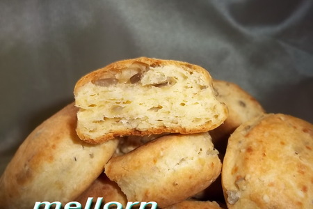 Кукурузно-пшеничное печенье с сыром и семечками: шаг 7