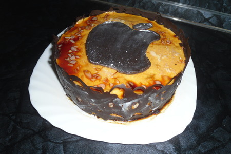 Яблочно-карамельный торт с яблочным суфле "itort": шаг 31