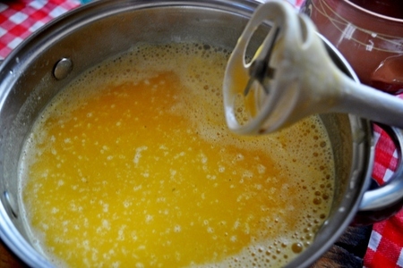 Тыквенный суп в горшочках с креветками,под слоёными "крышечками": шаг 6