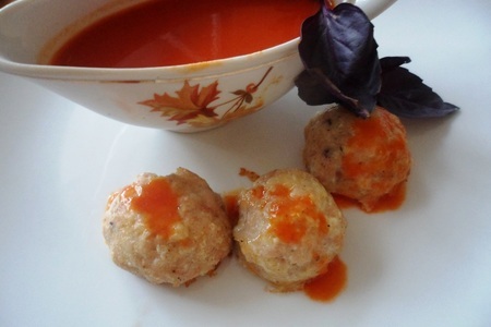 Куриные тефтели с базиликом и томатным соусом: шаг 7